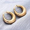 PVD Vacuum Plating 304 Stainless Steel Chunky Hoop Earrings for Women X-EJEW-F280-06C-G-3