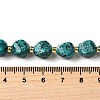 Natural Sesame Jasper Dyed Beads Strands G-U023-A01-01-5