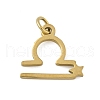 304 Stainless Steel Pendants STAS-U058-01G-07-1