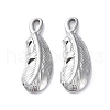 Non-Tarnish 304 Stainless Steel Pendants STAS-P324-22P-2
