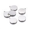 Tarnish Resistant 201 Stainless Steel Stamping Blank Tag Charms STAS-F207-22P-1