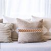 GOMAKERER about 10.5~11 yards Ethnic Style Polycotton Jacquard Leaf Ribbons OCOR-GO0001-15D-6