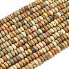 Natural Picture Jasper Beads Strands G-P575-A54-4x2mm-2