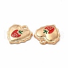 Alloy Enamel Pendants PALLOY-I217-18G-2