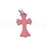 Non-Tarnish 201 Stainless Steel Cross Stamping Blank Tag Pendants STAS-S030-04-3