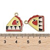 Alloy Enamel Pendants FIND-O003-04G-3