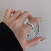 Special-Interest Fashionable 925 Sterling Silver Cuff Rings FS-WGFEF2C-01-4