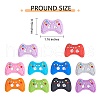 10Pcs 10 Colors Silicone Focal Beads JX739A-2