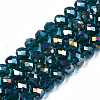 Electroplate Glass Beads Strands EGLA-A034-T3mm-B25-4