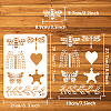 Plastic Drawing Painting Stencils Templates DIY-WH0396-577-2