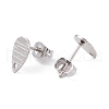 304 Stainless Steel Stud Earring Findings STAS-L216-43P-2