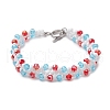 Glass Seed Beads Stretch Bracelets BJEW-MZ00119-2