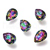 Glass Rhinestone Pendants RGLA-A024-C03-001VO-1