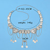 Pentagon Alloy Chain Tassel Waist Beads FS-WG5F3E8-01-4