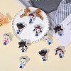 12Pcs 6 Style Food Grade Eco-Friendly Silicone Focal Beads SIL-SZ0001-20-3