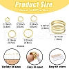10 Styles Iron Open Jump Rings IFIN-YW0003-60A-2