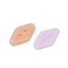 2-Hole Glass Buttons PORC-R010-08-2