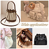 WADORN 2Pcs 2 Colors PU Leather Drawstring for Bucket Bag FIND-WR0010-26-6