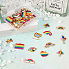 DIY Rainbow Color Pride Jewelry Making Finding Kit DIY-TA0004-73-15