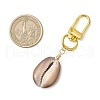 Natural Cowrie Shell Pendant Decorations HJEW-JM03170-02-3