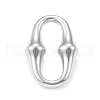 Non-Tarnish 304 Stainless Steel Linking Rings X-STAS-F287-17P-1