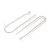 Rack Plating Brass Ear Wire KK-C081-08P-2