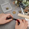 3Pcs Brass Beads KK-FG0001-18-3