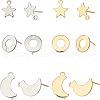Unicraftale 304 Stainless Steel Stud Earring Findings STAS-UN0020-27-8