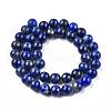 Natural Lapis Lazuli Beads Strands G-E465-8mm-01-5