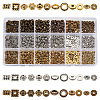   900Pcs 18 Styles Tibetan Style Alloy Spacer Beads TIBEB-PH0005-13-1