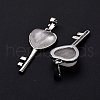 Natural Quartz Crystal Pendants G-I321-06P-18-4