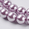 Eco-Friendly Dyed Glass Pearl Round Beads Strands HY-A002-8mm-RB013-3