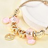 Alloy Enamel European Beads Charm Bracelets BJEW-F495-23G-5