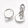Non-Tarnish 201 Stainless Steel Clip-on Earring Findings STAS-S079-81C-3