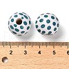 Natural Wood European Beads WOOD-S059-01C-3