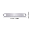 Tarnish Resistant 304 Stainless Steel Curve Bar Links Connectors STAS-I140-35S-3