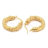 PVD Vacuum Plating 304 Stainless Steel Hoop Earrings EJEW-K259-06G-2