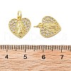 Brass Micro Pave Cubic Zirconia Pendants KK-C092-24N-G-3