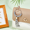 Imitation Leather Tassel Pendant Decorations AJEW-WH20011-20B-4