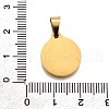 304 Stainless Steel Pendants STAS-B086-07G-3