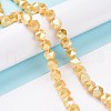 Glass Pearl Beads Strands GLAA-F122-03F-2