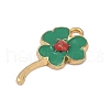 Alloy Enamel Pendants PALLOY-V003-01G-01-2
