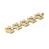304 Stainless Steel Pendants STAS-E501-01G-05-3