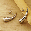 Non-Tarnish 304 Stainless Steel Stud Earrings for Women IL8099-4-1