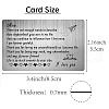 Rectangle 201 Stainless Steel Custom Blank Thermal Transfer Wallet Card DIY-WH0252-017-2