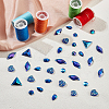   120Pcs 6 Style Sew on Rhinestone RESI-PH0002-04D-4