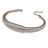 Chunky Alloy Snake Chain Choker Necklaces for Women FS-WG830F0-02-3