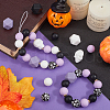 SOFPLATE Silicone Alphabet Beads for Bracelet or Necklace Making SIL-SP0001-09-4