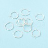 925 Sterling Silver Hoop Earrings STER-P047-13C-S-1