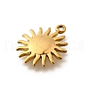 304 Stainless Steel Pendants STAS-C122-02G-2